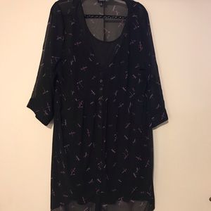 Torrid Dragonfly Sheer Shirtdress